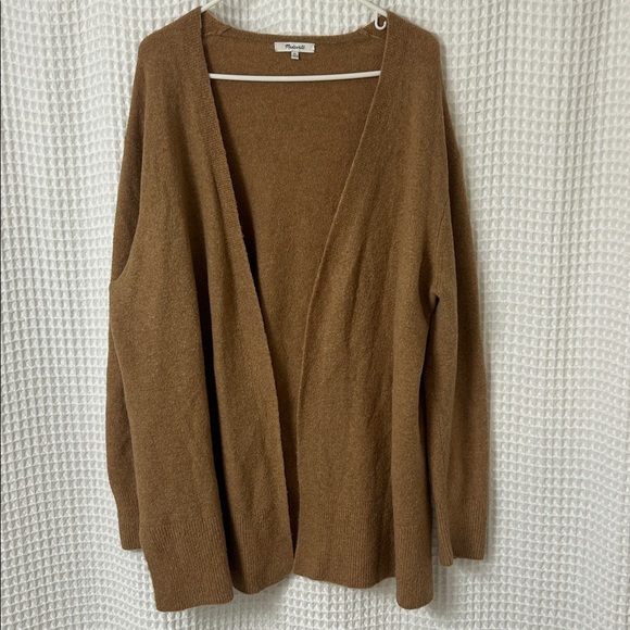 Madewell Sweaters - Madewell Merino Wool Alpaca Blend Knit Long Open Front Cardigan Sweater XL